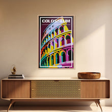 Cargar imagen en el visor de la galería, Colosseum, Rome Wall Art, Italy Travel Poster, Europe Wall Art, Travel Wall Print, Travel Poster, Travel Wall Art, Canvas Wall Print