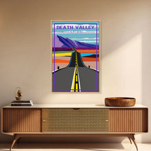 Load image into Gallery viewer, Death Valley, California Wall Art, America Travel Poster, Travel Wall Print, Travel Poster, Travel Wall Art, Canvas Wall Print