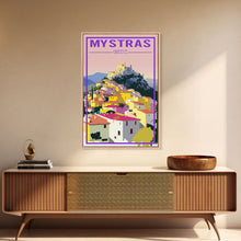 Load image into Gallery viewer, Mystras Wall Print, Greece Wall Art, Greece Prints, Europe Wall Print, Travel Wall Print, Travel Poster, Travel Wall Art, Canvas Wall Print
