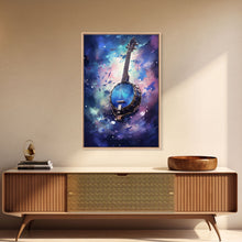 Carregar imagem no visualizador da galeria, Galaxy Banjo Gift, Banjo Wall Art Canvas Print, Country Music Art, Guitar Art, Banjo Poster Print, Banjo Gifts, Musical Art
