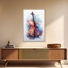 Carregar imagem no visualizador da galeria, Galaxy Cello Studio Decor Gift, Banjo Wall Art Canvas Print, Stringed Instruments, Cello Art, Banjo Poster Print, Cello Gifts, Musical Art