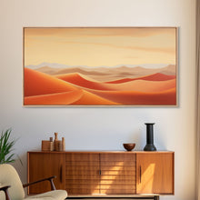 Load image into Gallery viewer, Desert Art, Sand Dune Wall Art, Desert Art Print, Panoramic Art, Wall Art, Canvas Art, Landscape Art, Landscape Print, Travel Art Print