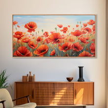 Load image into Gallery viewer, Beautiful Flower Art, Buttercups, Framed Canvas Print, Flower Painting, Boho Style Decor, Minimalist Art, Botanical Art, Flower Art Prints