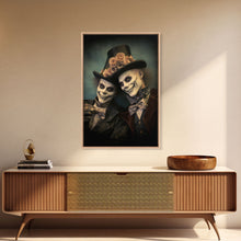 Load image into Gallery viewer, Dark Fantasy, Goth Wall Art, Gothic Wall Decor, Spooky Art, Creepy Wall Art, Canvas Print, Wall Art, Vertical Print, Home Decor, Room Decor