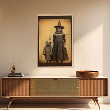 Load image into Gallery viewer, Creepy Wall Art, Spooky Art, Dark Wall Art, Moody Wall Art, Horror Art, Canvas Print, Wall Art, Vertical Print, Home Decor, Wall Decor