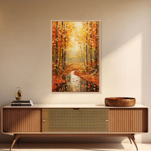 Carregar imagem no visualizador da galeria, Forest Wall Art, Trees Wall Art, Fall Wall Print, Canvas Print, Wall Art, Vertical Art, Housewarming Gift, Ranch Decor, Country Wall Art