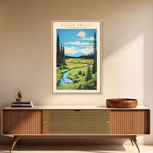 Load image into Gallery viewer, Kobuk Valley National Park, Alaska Travel Art, National Park Print, Minimalist Travel Art, Midcentury Modern Retro Style Landscape