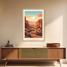 Carregar imagem no visualizador da galeria, Canyonlands National Park Travel Poster Print, Canvas Print Wall Art, Utah Travel Art, Midcentury Modern Travel Decor