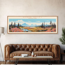Load image into Gallery viewer, Kobuk Valley National Park, Panoramic Alaska Travel Art, National Park Print, Minimalist Travel Art, Midcentury Modern Style Landscape
