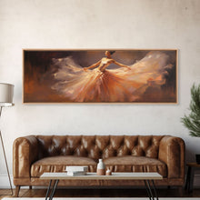 Load image into Gallery viewer, Ballerina Wall Art Watercolor Framed Canvas Print, Ballet Wall Decor, Ballet Prints, Ballerina Tutu and Slippers, Girl Room Nursery Art