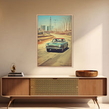 Cargar imagen en el visor de la galería, Classic Car Wall Art, Canvas Print, Wall Hanging, Portrait Art, Car Lover Gift, Sports Car Wall Art, Appreciation Gift, Apartment Wall Decor