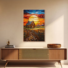 Carregar imagem no visualizador da galeria, Autumn Art, Farm House Wall Art, Abstract Art, Canvas Print, Wall Hanging, Portrait Art, Anniversary Gift, Southern Decor, Office Prints