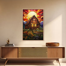 Carregar imagem no visualizador da galeria, Farm House Decor, Autumn Art, Abstract Art, Canvas Print, Wall Hanging, Portrait Art, Gift For The Home, Rustic Wall Decor, Country Home Art