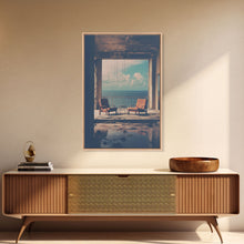 Carregar imagem no visualizador da galeria, Abandoned House, Scary Wall Art, Haunted House Art, Canvas Print, Wall Hanging, Portrait Art, Entryway Prints, Bookshelf Decor, Office Print