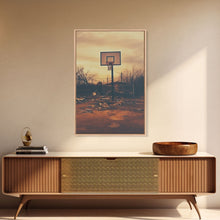 Carregar imagem no visualizador da galeria, Basketball Wall Art, Sports Wall Art, Canvas Print, Wall Hanging, Portrait Art, Family Home Decor, Housewarming Gift, College Dorm Decor
