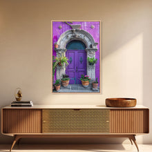 Cargar imagen en el visor de la galería, Change45 Architecture Print, 19th Century Architecture Photography, Mexico City Wall Art, Wood Framed Canvas Print