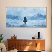 Carregar imagem no visualizador da galeria, Autumn Farmhouse Wall Art Framed Canvas Print Seasonal Decor Rustic Country Landscape with Barn and Hay Bales Holiday Gift Idea 2024