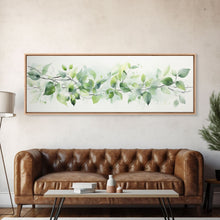 Load image into Gallery viewer, Botanical Art Print - Framed Canvas Print - Eucalyptus Art - Garden Print - Large Gallery Wrap Ready To Hang Wall Art, Optional Frame
