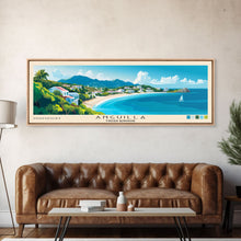Load image into Gallery viewer, Anguilla, United Kingdom Panoramic Print, Vacation Gift, United Kingdom Wall Art, Vacation Wall Art, Vacatation Memories, Beach Decor, Beach Or Lakehouse Art