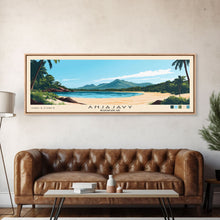 Load image into Gallery viewer, Anjajavy, Madagascar Panoramic Print, Vacation Gift, Madagascar Wall Art, Beach Painting, Beach Decor, Beach Or Lakehouse Art