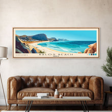 Carregar imagem no visualizador da galeria, Balos Beach, Greece Panoramic Beach Print, Vacation Gift, Greece Wall Art, Beach Painting, Beach Decor, Beach Painting