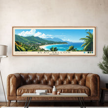 Load image into Gallery viewer, Beau Vallon, Seychelles Panoramic Print, Vacation Gift, Seychelles Wall Art, Vacation Wall Art, Vacatation Memories, Beach Decor, Beach Or Lakehouse Art