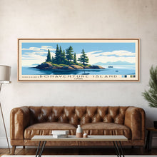Load image into Gallery viewer, Bonaventure Island, Canada Panoramic Print, Vacation Gift, Canada Wall Art, Vacation Wall Art, Vacatation Memories, Beach Decor, Beach Or Lakehouse Art
