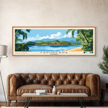 Carregar imagem no visualizador da galeria, Capurgana, Colombia Panoramic Beach Print, Vacation Gift, Colombia Wall Art, Beach Painting, Beach Decor, Beach Painting
