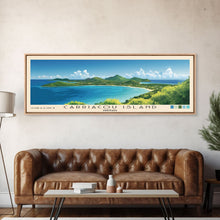 Cargar imagen en el visor de la galería, Carriacou Island, Grenada Panoramic Print, Vacation Gift, Grenada Wall Art, Vacation Wall Art, Vacatation Memories, Beach Decor, Beach Or Lakehouse Art