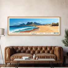 Load image into Gallery viewer, Curralinho Beach, Cape Verde, Senegal Panoramic Beach Print, Vacation Gift, Senegal Wall Art, Beach Painting, Beach Decor, Beach Painting