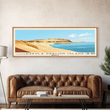 Carregar imagem no visualizador da galeria, Dakhla dragon island, Morocco Panoramic Print, Vacation Gift, Morocco Wall Art, Beach Painting, Beach Decor, Beach Or Lakehouse Art