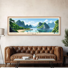 Load image into Gallery viewer, Doc Let, Vietnam Panoramic Beach Print, Vacation Gift, Vietnam Wall Art, Beach Painting, Beach Decor, Beach Painting