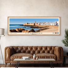 Load image into Gallery viewer, Essaouira, Morocco Panoramic Print, Vacation Gift, Morocco Wall Art, Vacation Wall Art, Vacatation Memories, Beach Decor, Beach Or Lakehouse Art
