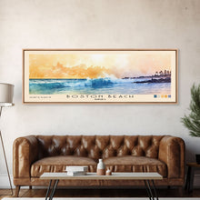 Load image into Gallery viewer, Boston Beach, Jamaica Watercolor Beach Print, Vacation Gift, Jamaica Wall Art, Beach Painting, Beach Decor, Beach Painting