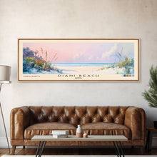 Load image into Gallery viewer, Diani Beach, Kenya Watercolor Beach Print, Vacation Gift, Kenya Wall Art, Framed Canvas Print, Framed Beach Painting