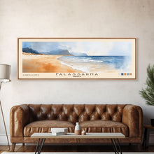 Load image into Gallery viewer, Falassarna, Greece Watercolor Beach Print, Vacation Gift, Greece Wall Art, Beach Painting, Beach Decor, Beach Painting