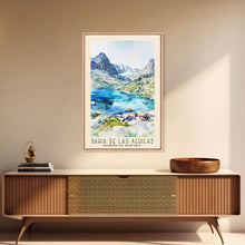 Carregar imagem no visualizador da galeria, Bahia de Las Aguilas, Dominican Republic Watercolor Beach Print, Vacation Gift, Dominican Republic Wall Art, Framed Canvas Print, Framed Beach Painting