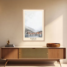 Load image into Gallery viewer, Banje, Croatia Watercolor Print, Vacation Gift, Croatia Wall Art, Beach Painting, Beach Decor, Large Wall Art, Wood Frame Art