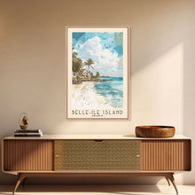 Load image into Gallery viewer, Belle-Ile Island, France Watercolor Beach Print, Vacation Gift, France Wall Art, Beach Painting, Beach Decor, Beach Painting