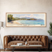 Load image into Gallery viewer, Cane Bay Beach, US Virgin islands Watercolor Beach Print, Vacation Gift, US Virgin islands Wall Art, Beach Painting, Beach Decor, Beach Painting