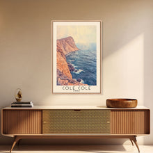 Load image into Gallery viewer, Cole Cole, Chile Watercolor Beach Print, Vacation Gift, Chile Wall Art, Beach Painting, Beach Decor, Beach Painting