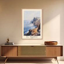 Load image into Gallery viewer, El Hierro, Spain Watercolor Beach Print, Vacation Gift, Spain Wall Art, Beach Painting, Beach Decor, Beach Painting