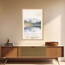 Load image into Gallery viewer, El Laucho, Chile Watercolor Print, Vacation Gift, Chile Wall Art, Beach Painting, Beach Decor, Large Wall Art, Wood Frame Art