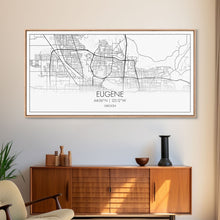 Carregar imagem no visualizador da galeria, Eugene Street Map, Oregon Map, Map Art, Minimalist Art, Wall Art, Canvas Art, Newlywed Gift, Bar Wall Décor, Rustic Home Décor, Couples Gift
