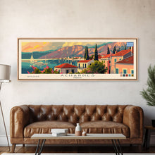 Carregar imagem no visualizador da galeria, Acharnes Greece Travel Print Wall Art, Panoramic City Art, Travel Art, Wall Decor, Vacation Gift, Framed Canvas Print Or Metal Art