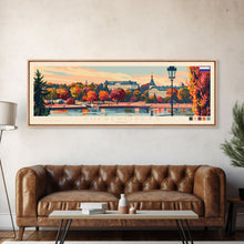 Cargar imagen en el visor de la galería, Cherepovets Russia Travel Print Wall Art, Panoramic City Art, Travel Art, Wall Decor, Vacation Gift, Framed Canvas Print Or Metal Art
