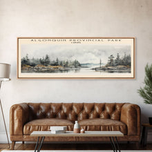 Carregar imagem no visualizador da galeria, Algonquin Provincial Park Travel Print Wall Art, Travel Poster Print, Retro Style Home Decor, Wall Hanging, Travel Gift Idea, Metal Art