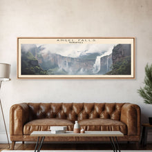 Load image into Gallery viewer, Angel Falls Wall Art Travel Poster Print, Gift For Travel Lover, Vacation Gift, Venezuela Wall Art, Home Decor, Original Art