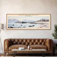 Load image into Gallery viewer, Boulders Beach COUNTRY Travel Poster Print, Framed Canvas Print, COUNTRY Travel Art, Wood Framed Art, Wall Hanging, Home Decor
