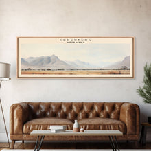 Cargar imagen en el visor de la galería, Cederberg COUNTRY Travel Poster Print, Framed Canvas Print, COUNTRY Travel Art, Wood Framed Art, Wall Hanging, Home Decor